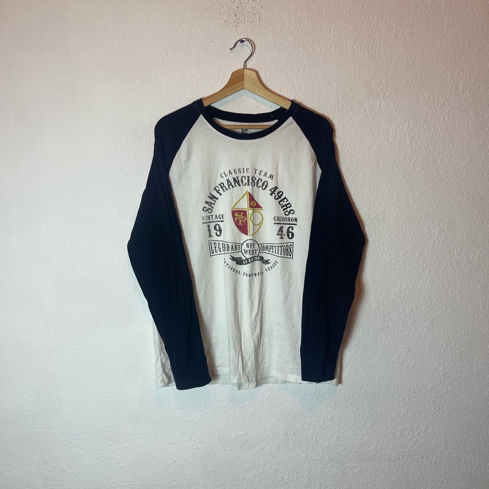 NFL San Francisco 49 ers vintage 1946 classic team long sleeve shirts size L